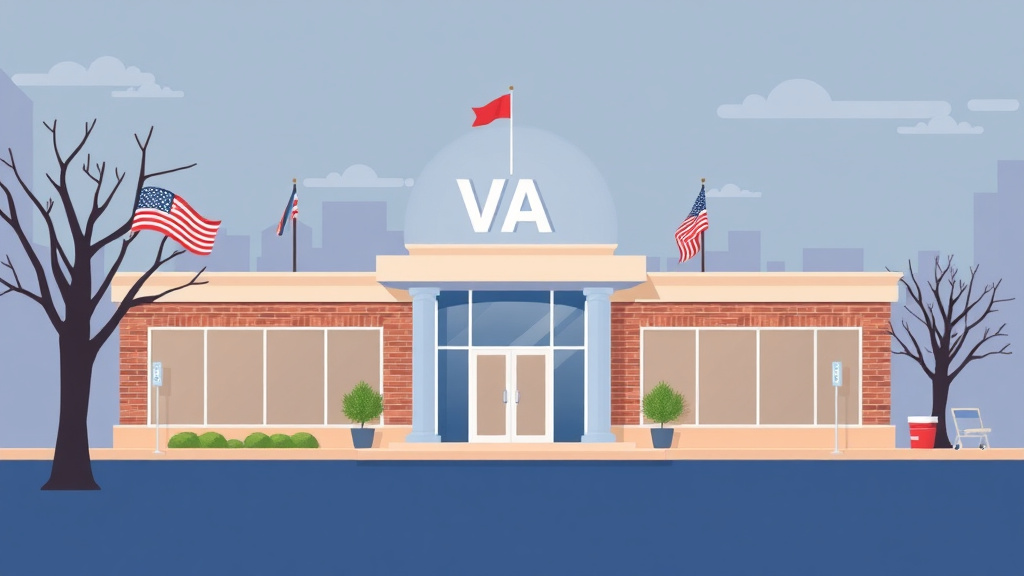 Illustration showing key concepts related to va regional office in virginia: claims, c&p exams, and state benefits