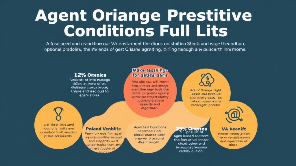 Visual guide for practical steps in agent orange presumptive conditions: full list