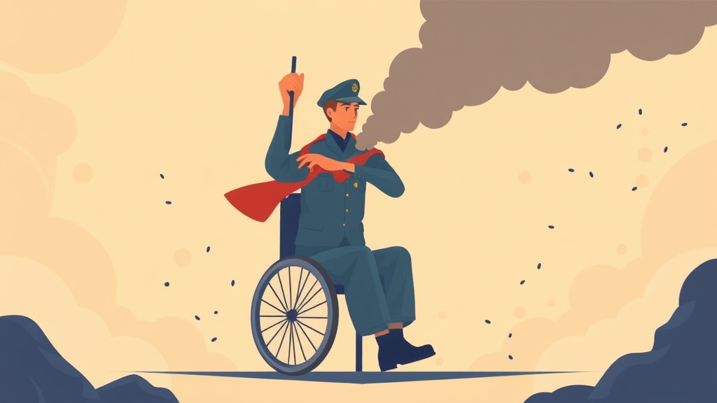 Illustration showing key concepts related to va claims for asbestos exposure