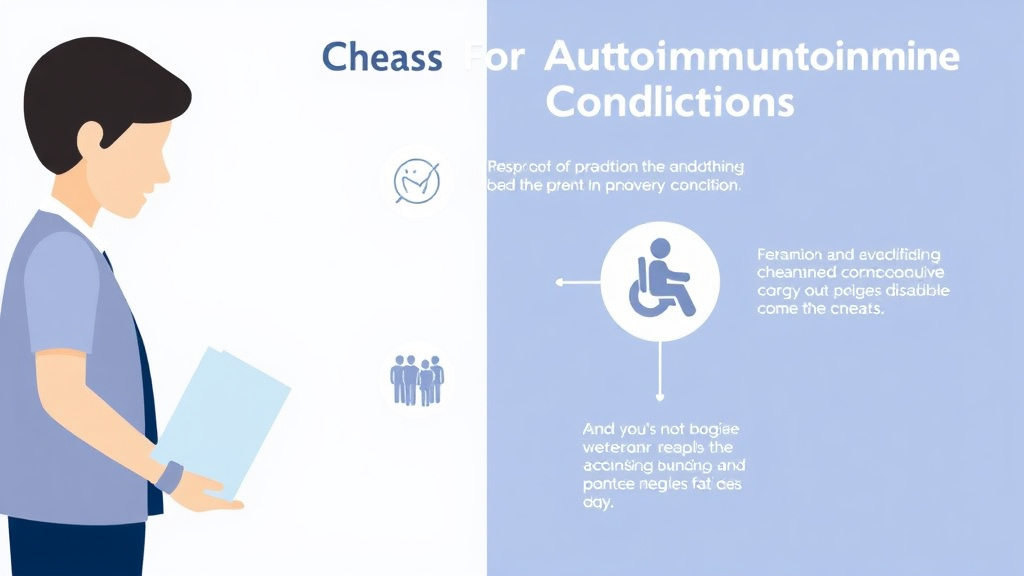 Visual guide for practical steps in va claims for autoimmune conditions