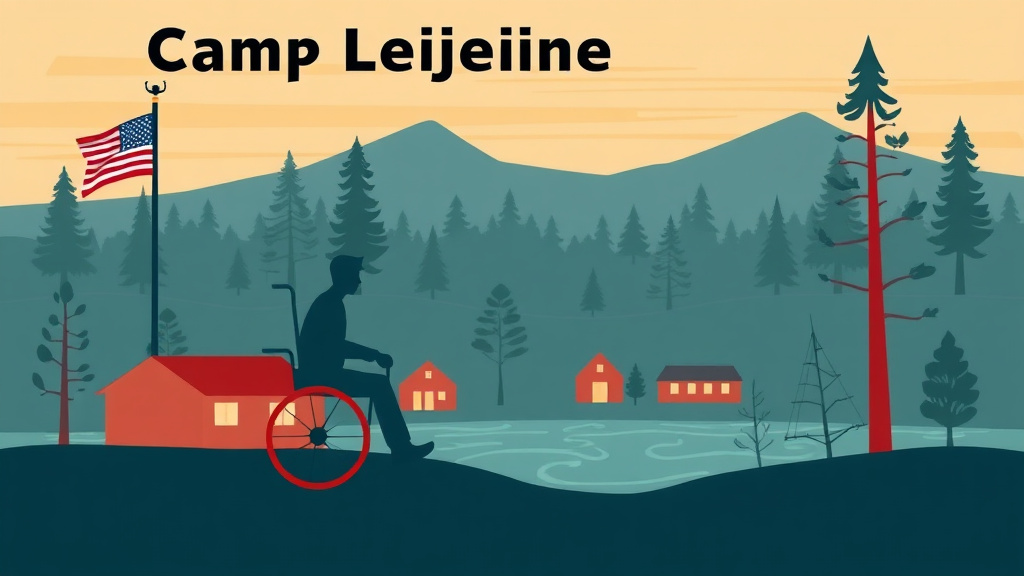 Illustration showing key concepts related to camp lejeune water contamination claims