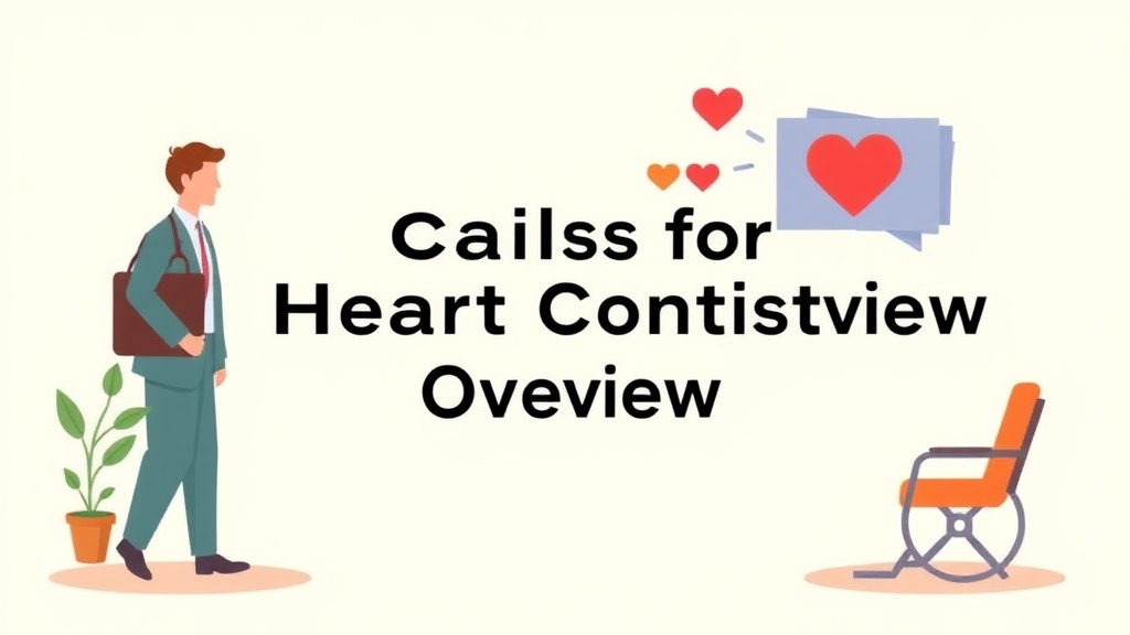 Illustration showing key concepts related to va claims for heart conditions overview