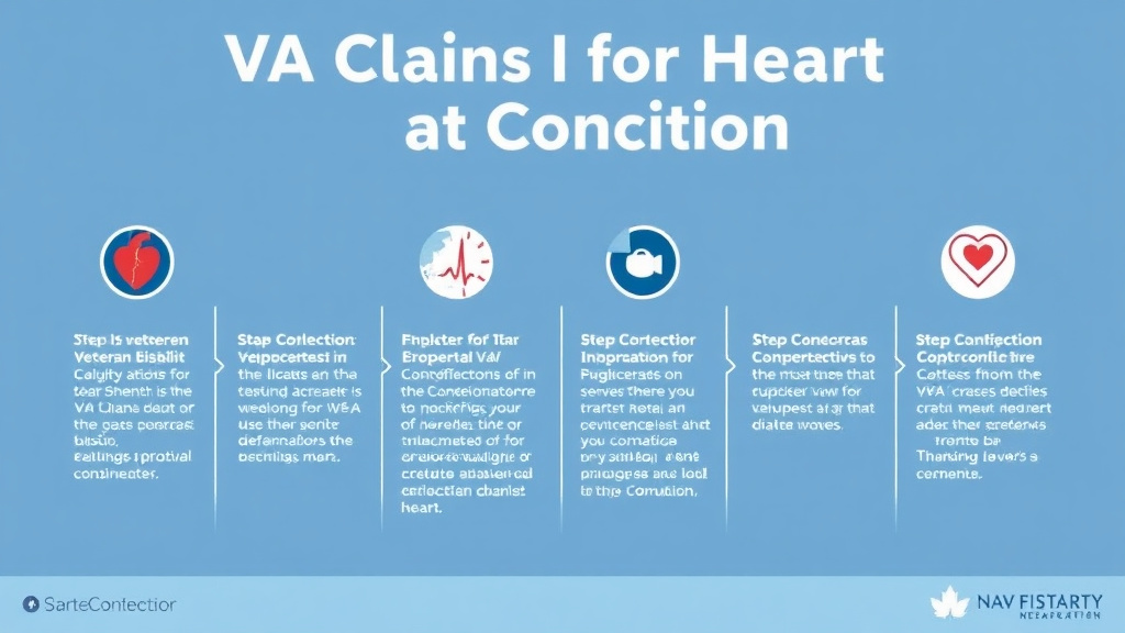 Visual guide for practical steps in va claims for heart conditions overview