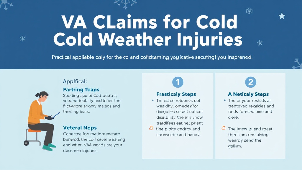 Visual guide for practical steps in va claims for cold weather injuries