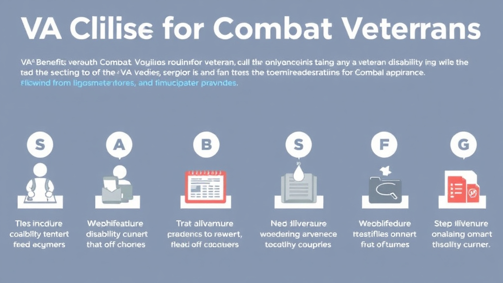 Visual guide for practical steps in va claims for combat veterans: relaxed evidence rules