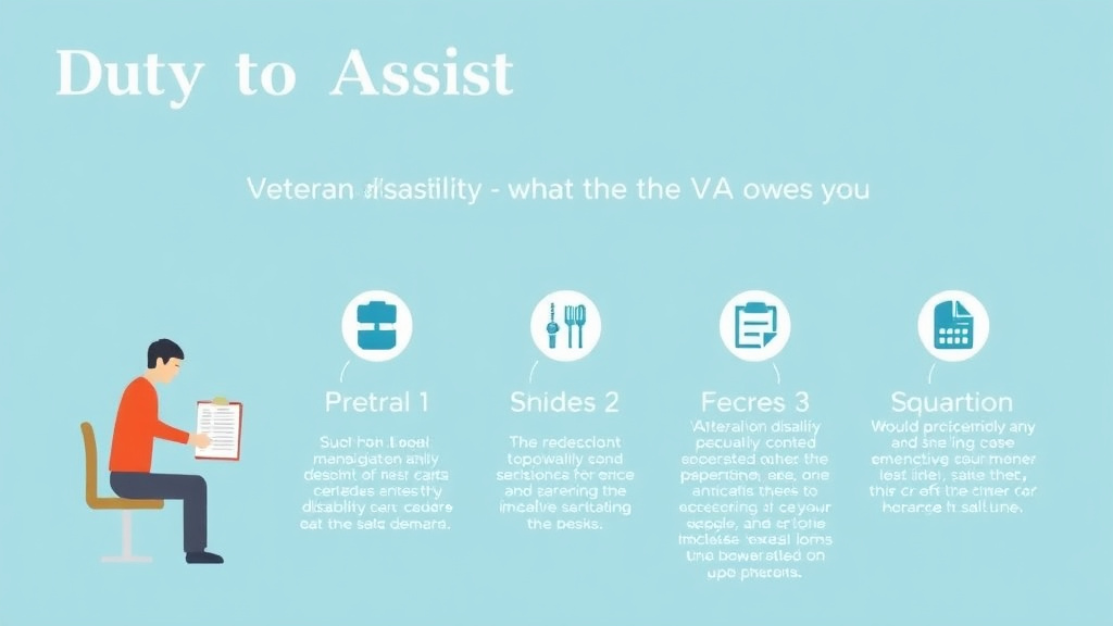 Visual guide for practical steps in duty to assist: what the va owes you