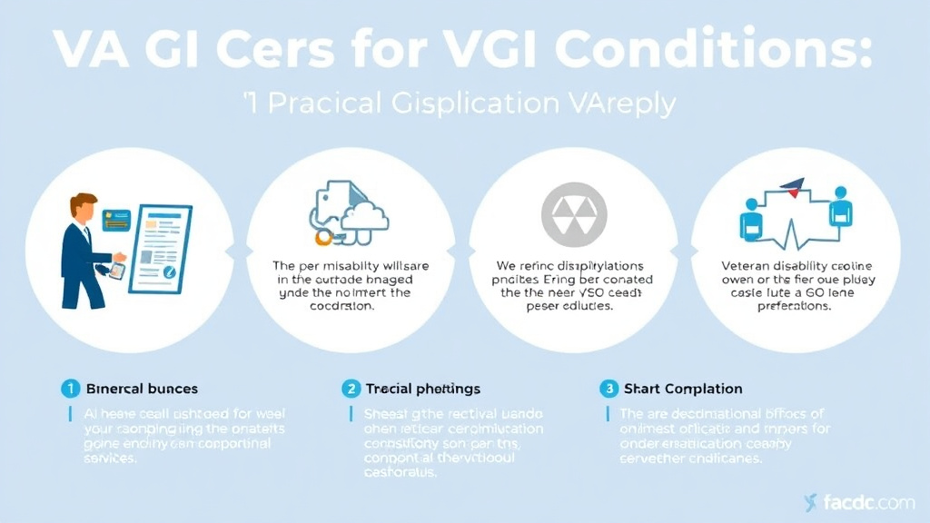 Implementation roadmap for VA Claims for GI Conditions Overview with actionable steps