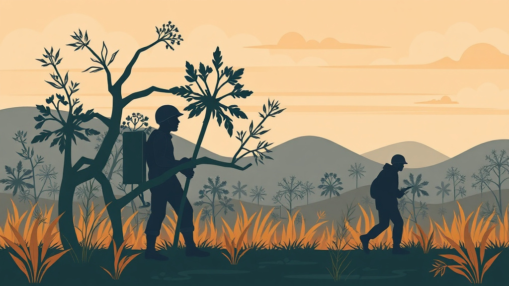 Illustration showing key concepts related to herbicide exposure beyond vietnam