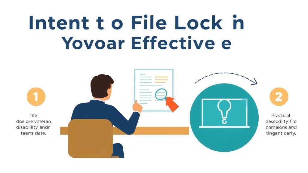 Practical checklist visual for intent to File: Lock in Your Effective Date