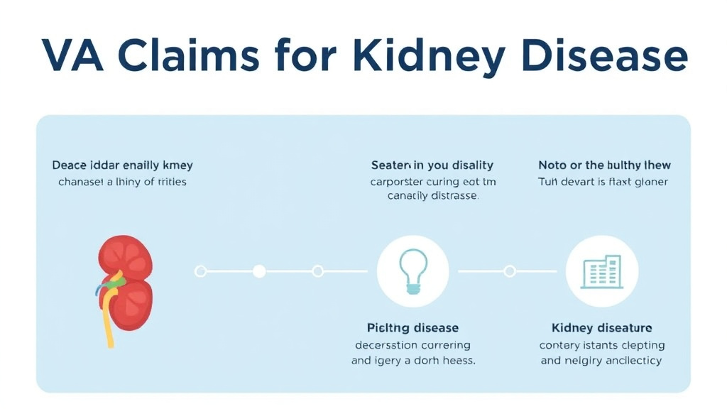 Visual guide for practical steps in va claims for kidney disease