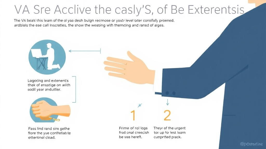 Visual guide for practical steps in va claims for loss of use of extremities