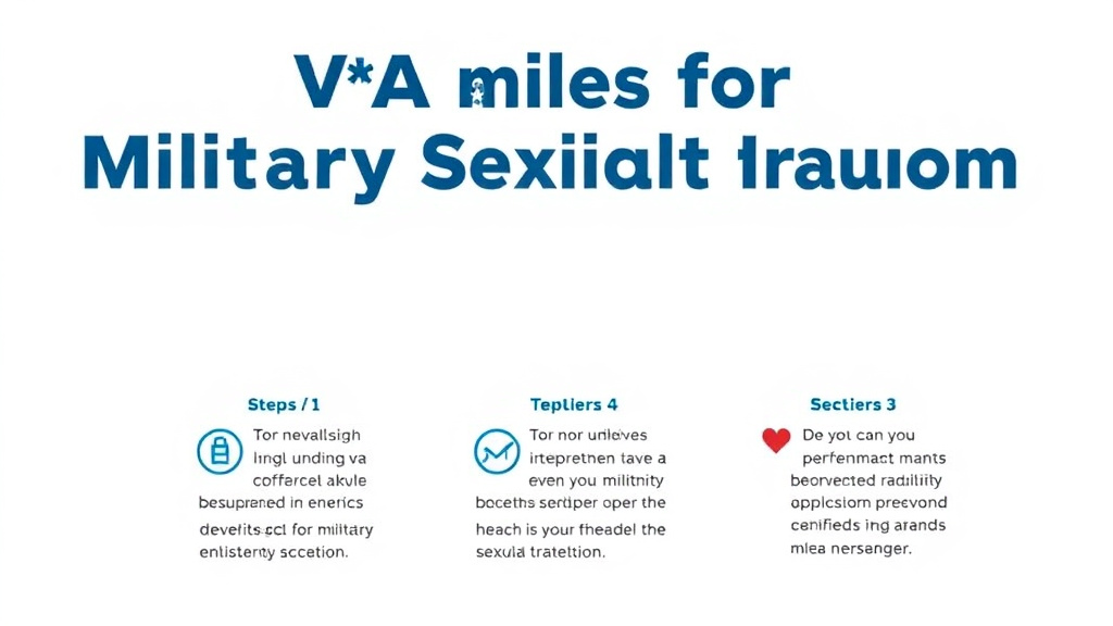 Step-by-step visual guide for implementing VA Claims for Military Sexual Trauma (MST)