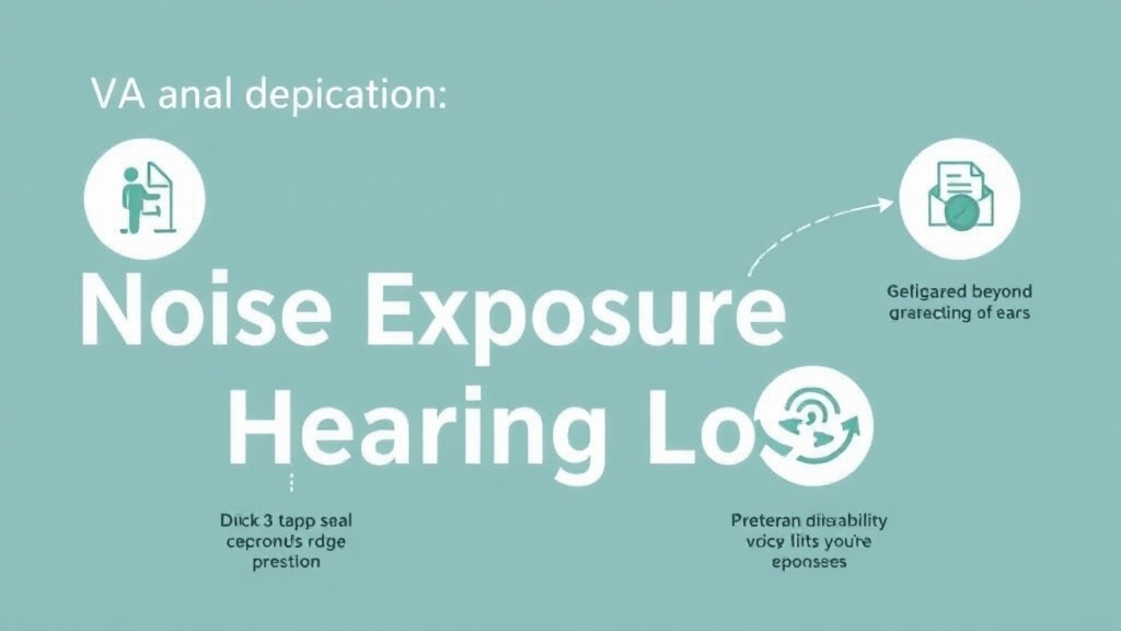 Visual guide for practical steps in va claims for noise exposure beyond hearing loss