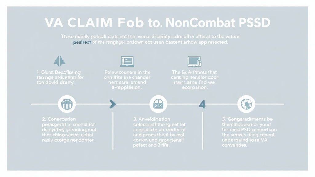 Practical checklist visual for VA Claims for Non-Combat PTSD