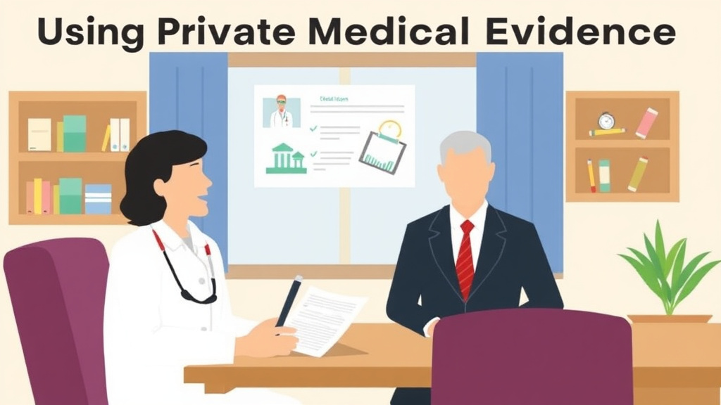 Visual guide for practical steps in using private medical evidence in your va claim