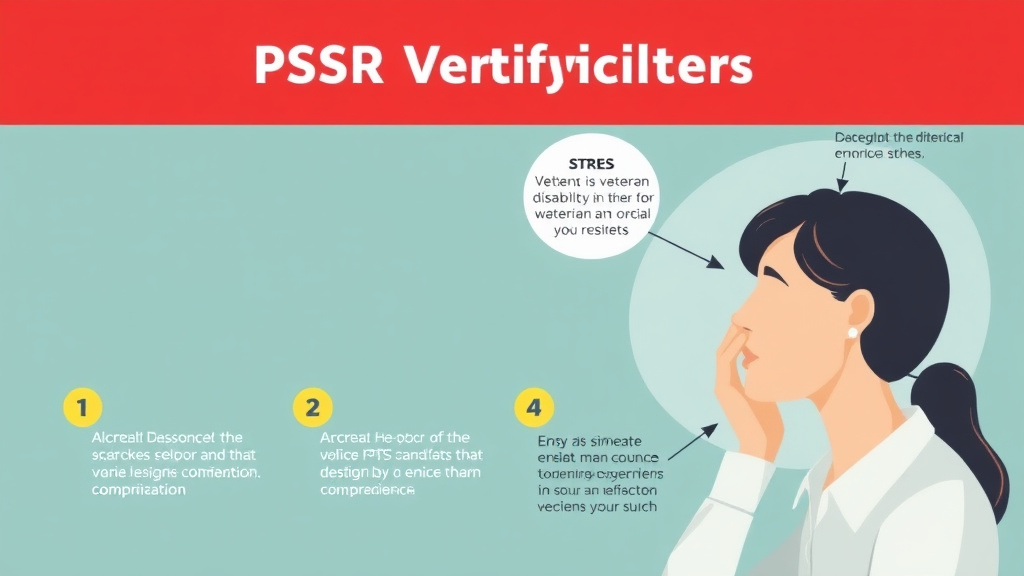 Illustration showing key concepts related to ptsd stressor verification process