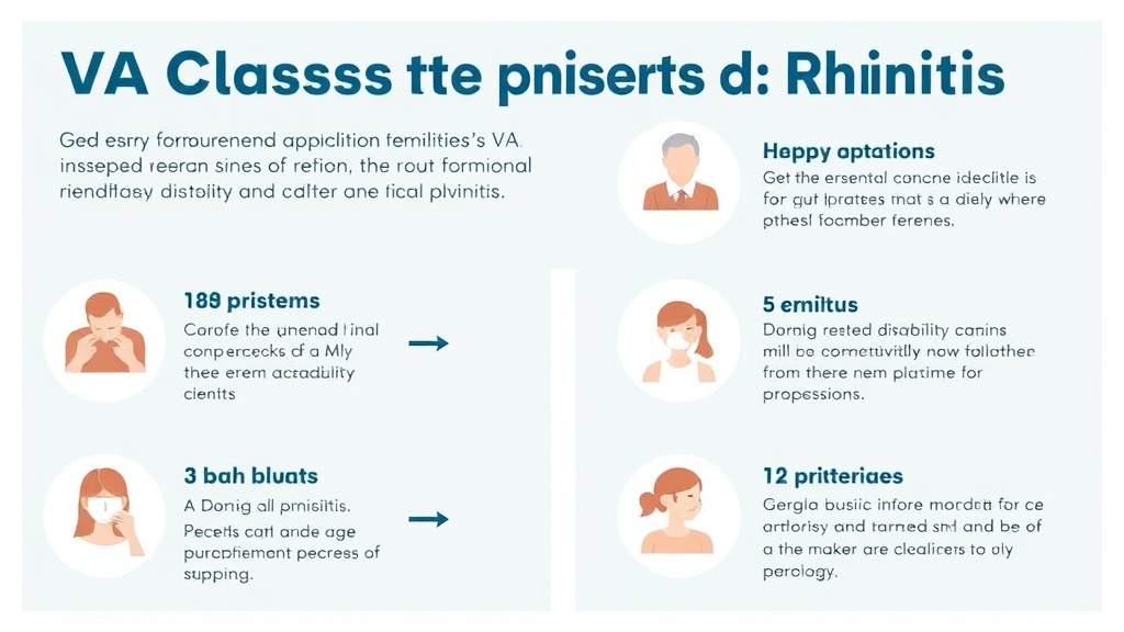 Practical workflow diagram for VA Claims for Sinusitis and Rhinitis