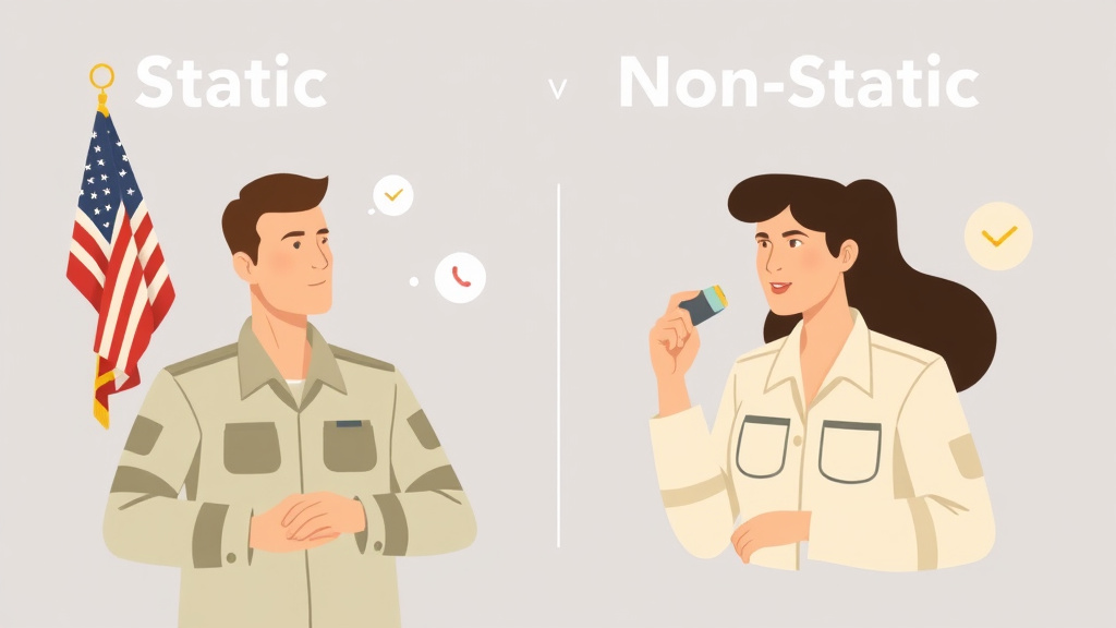 An informative visual explaining static vs Non-Static VA Ratings for beginners and professionals