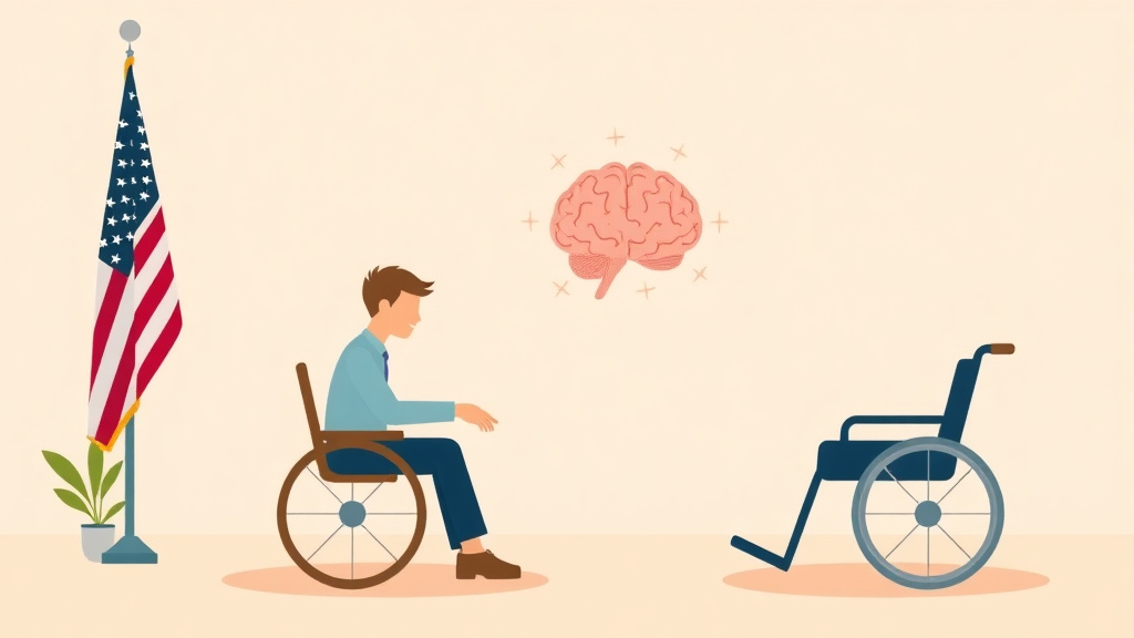 Illustration showing key concepts related to va claims for traumatic brain injury overview