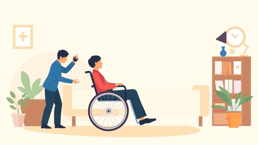 Illustration showing key concepts related to va claims for terminal illness: expedited processing