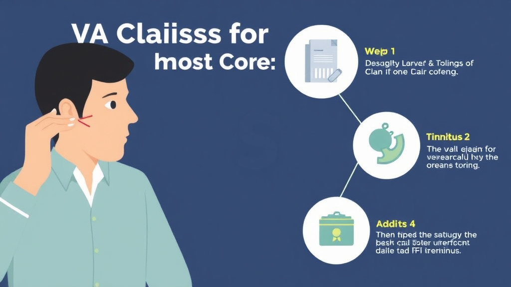 Visual guide for practical steps in va claims for tinnitus: most common disability