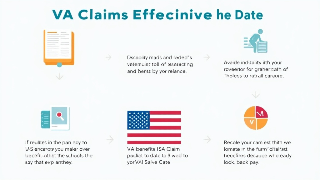 Real-world application diagram for VA Claim Effective Date: How Back Pay Works