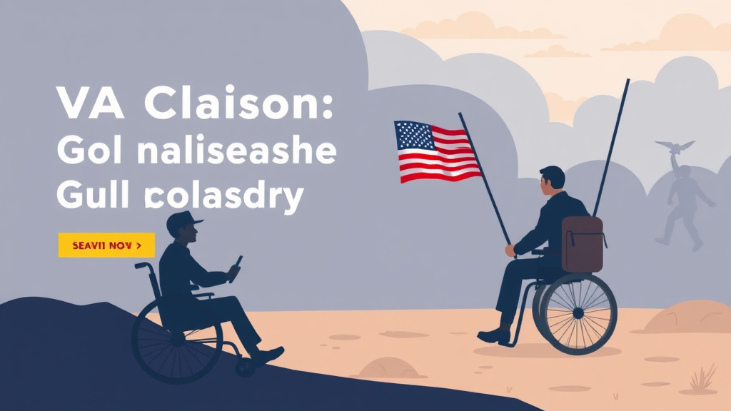 Illustration showing key concepts related to va claims for gulf war era veterans