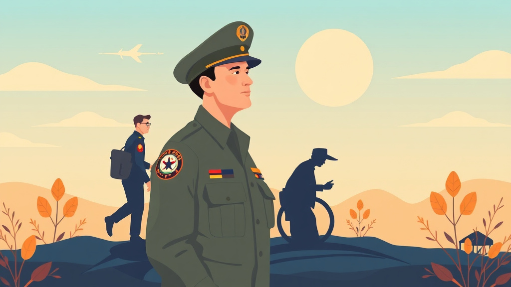 Illustration showing key concepts related to va claims for korean war veterans