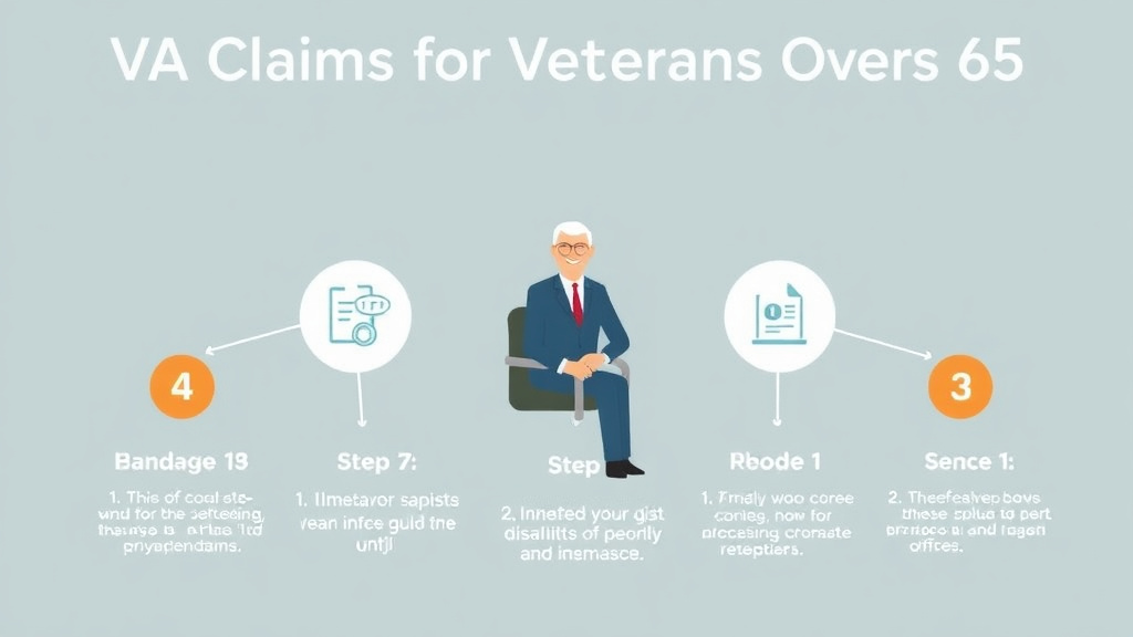 Visual guide for practical steps in va claims for veterans over 65