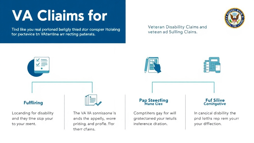 Visual guide for practical steps in va claims for peacetime veterans