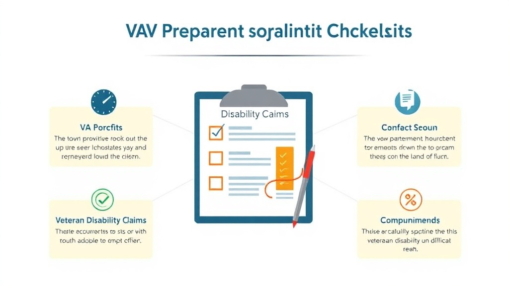 Visual guide for practical steps in va claim preparation checklist