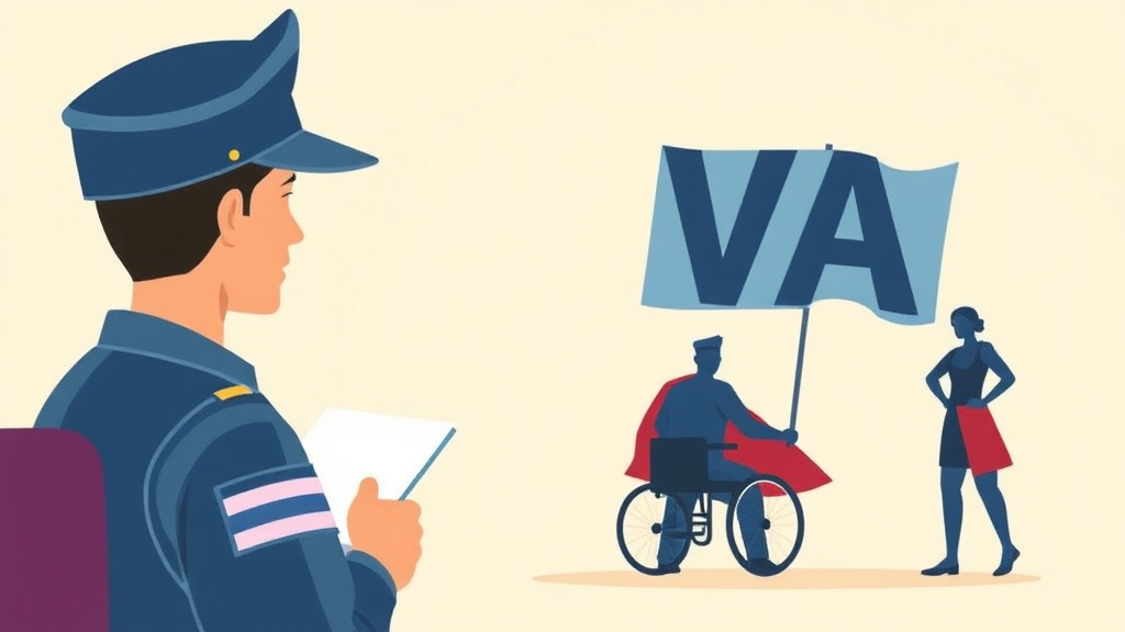 A professional illustration depicting VA Development Letter: What It Means and How to Respond