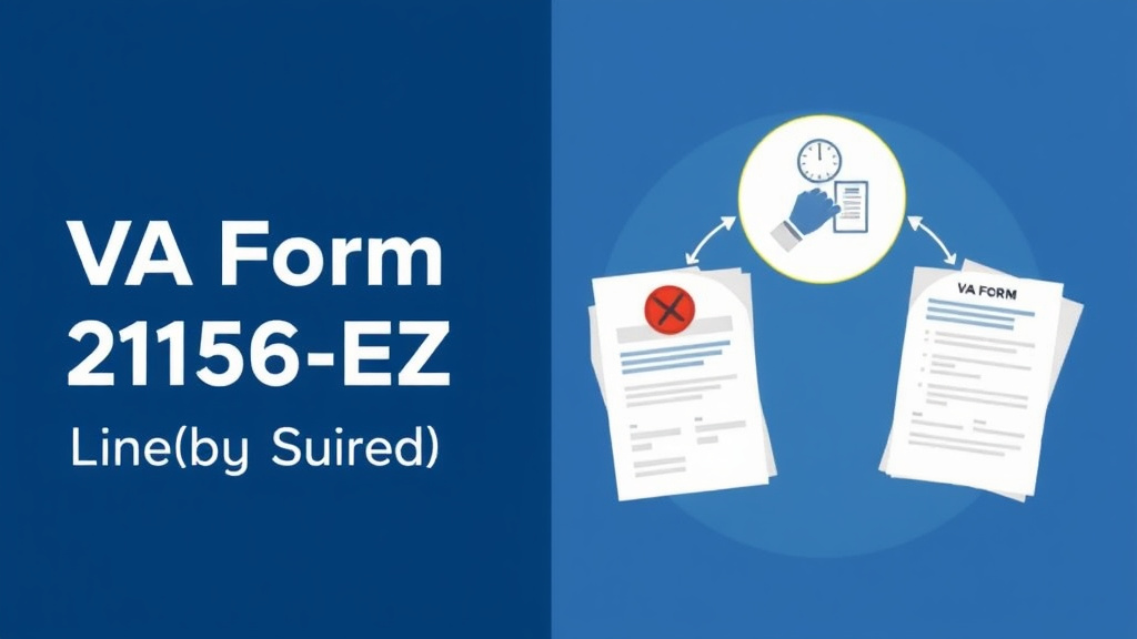 Visual guide for practical steps in va form 21-526ez: line-by-line guide