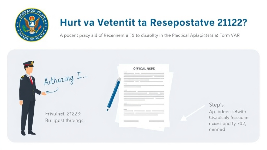 Visual guide for practical steps in appointing a va representative: form 21-22