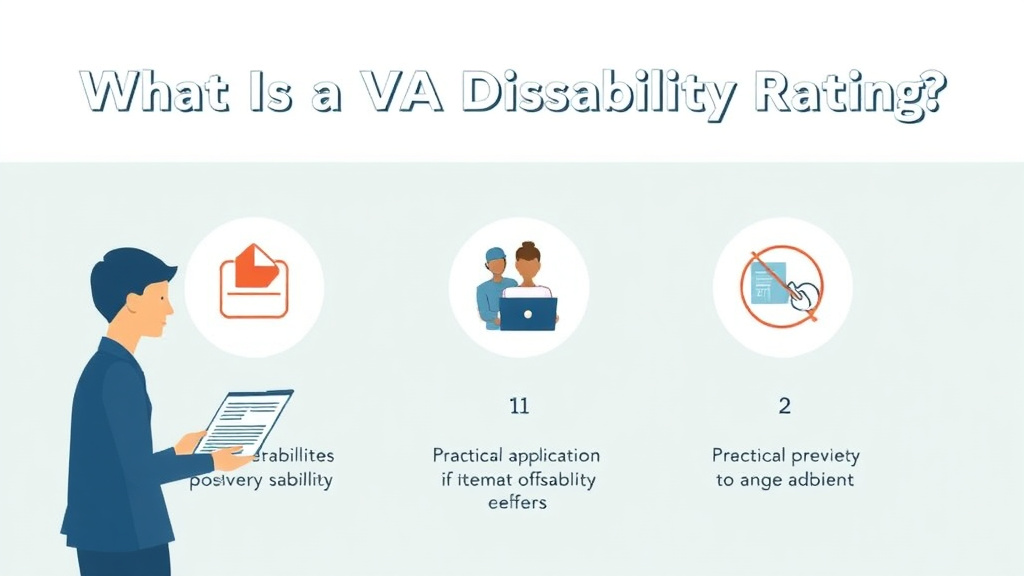Visual guide for practical steps in what is a va disability rating?