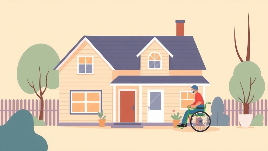Illustration showing key concepts related to specially adapted housing (sah) grants
