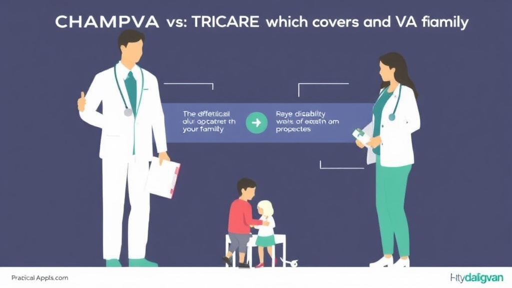 Visual guide for practical steps in champva vs tricare: which covers your family