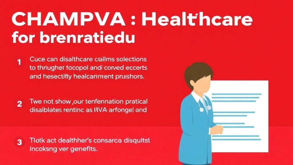 Real-world application diagram for CHAMPVA Healthcare for Dependents