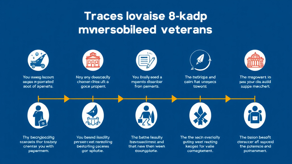 Visual guide for practical steps in space-a travel for disabled veterans