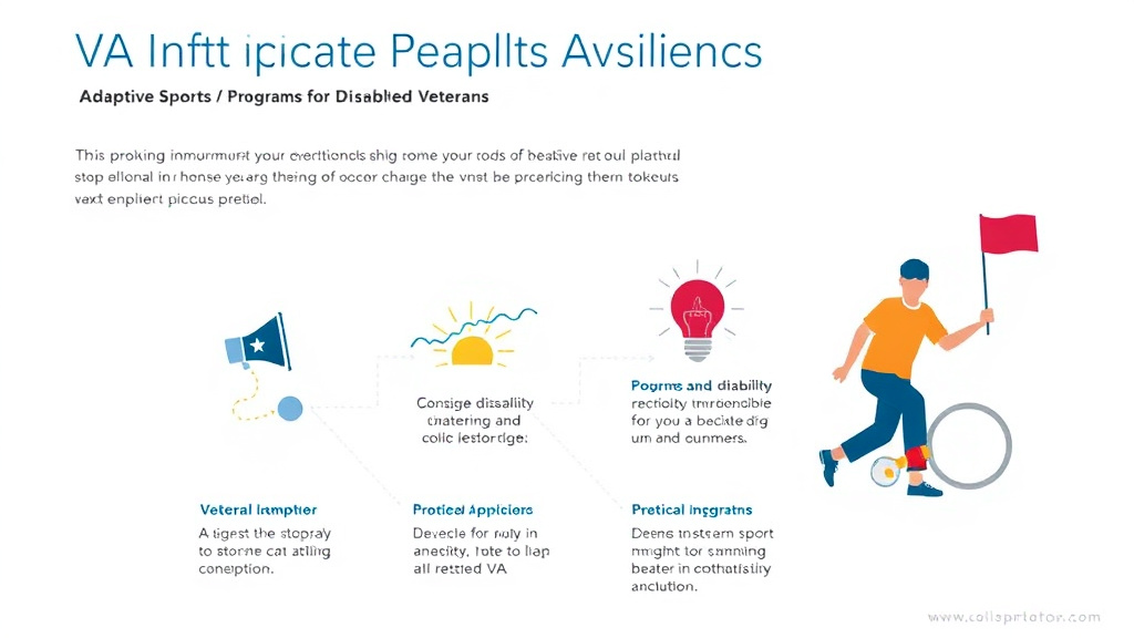 Visual guide for practical steps in va adaptive sports programs for disabled veterans