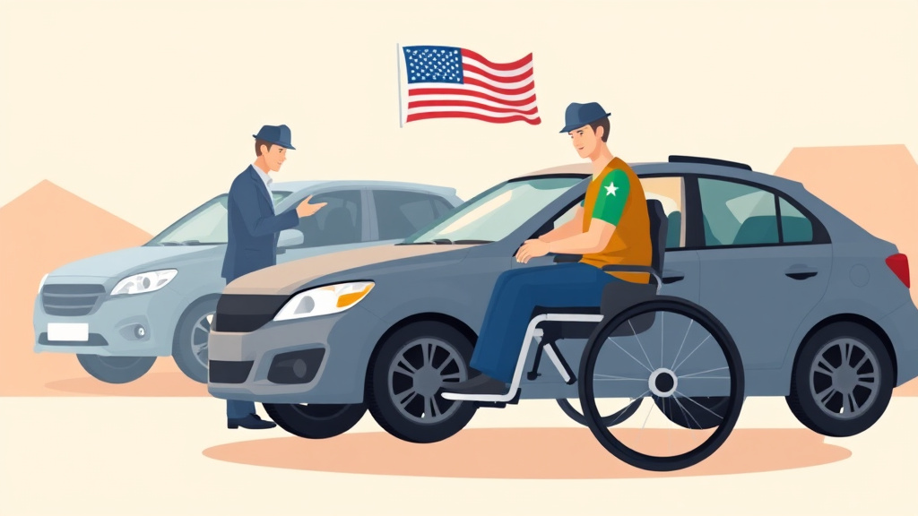 Illustration showing key concepts related to va automobile grant application process