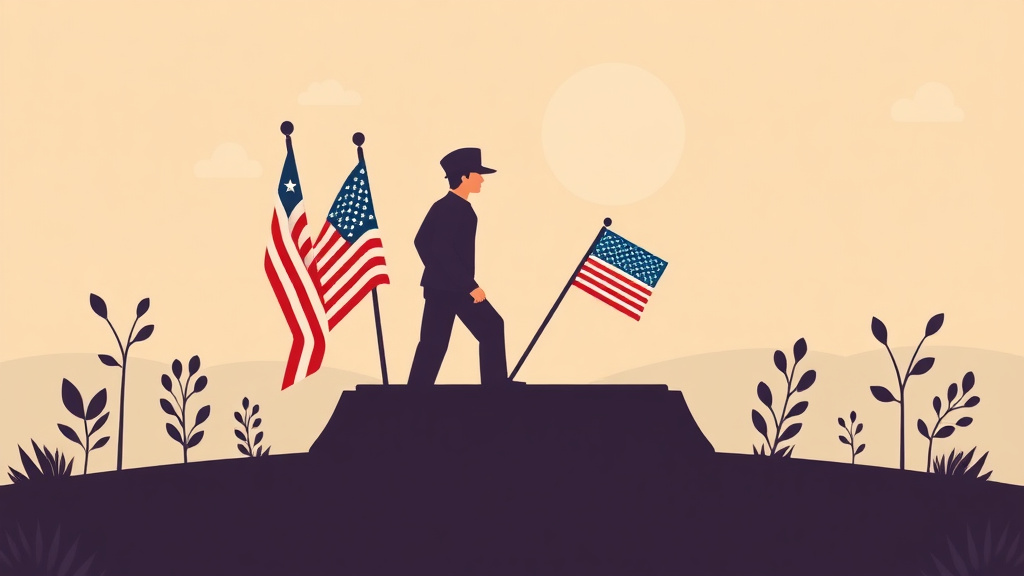 Illustration showing key concepts related to va benefits after a veteran's death: survivor guide