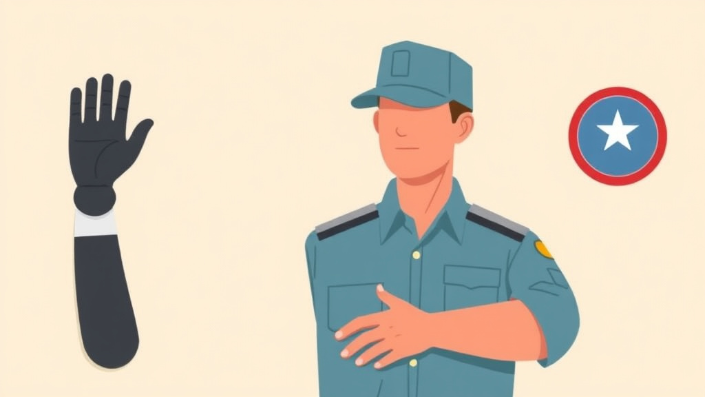 Illustration showing key concepts related to va clothing allowance for prosthetics and skin conditions