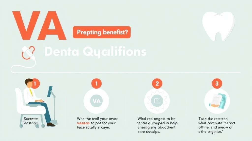 Visual guide for practical steps in va dental benefits: who qualifies