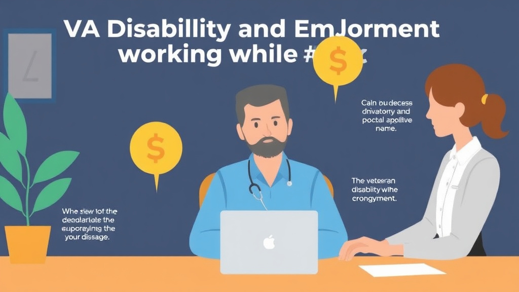 Visual guide for practical steps in va disability and employment: working while rated