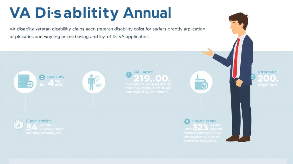 Visual guide for practical steps in va disability annual benefits review