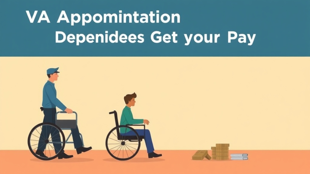 Illustration showing key concepts related to va apportionment: when dependents get your pay