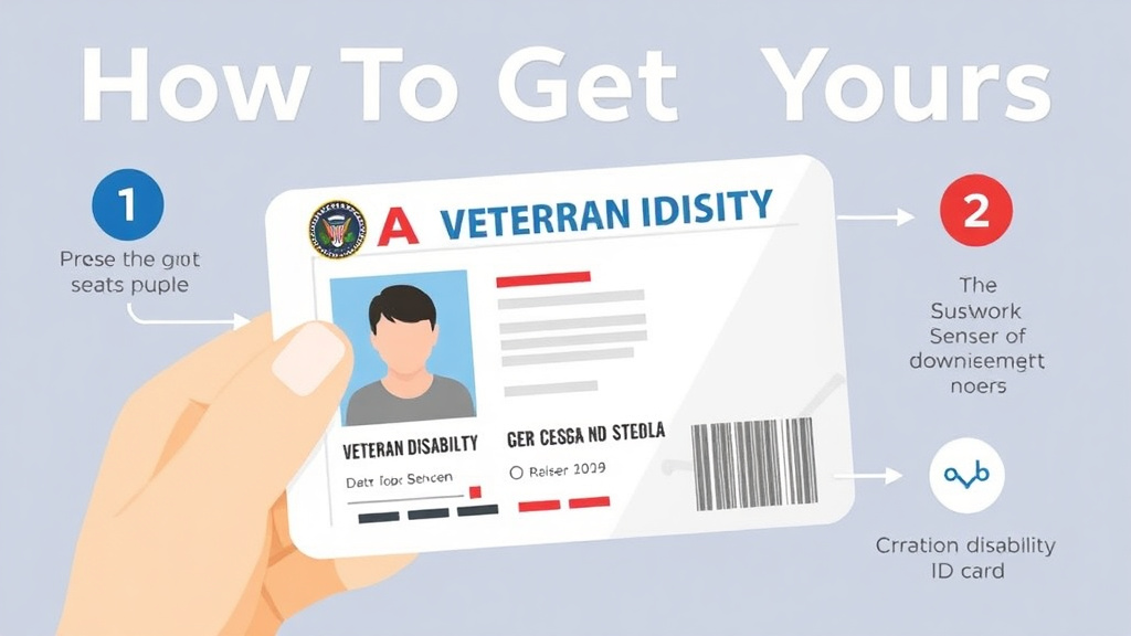 Visual guide for practical steps in va disability id card: how to get yours