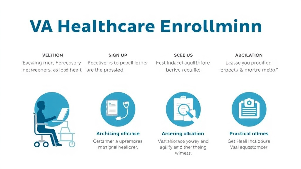 Visual guide for practical steps in va healthcare enrollment: how to sign up