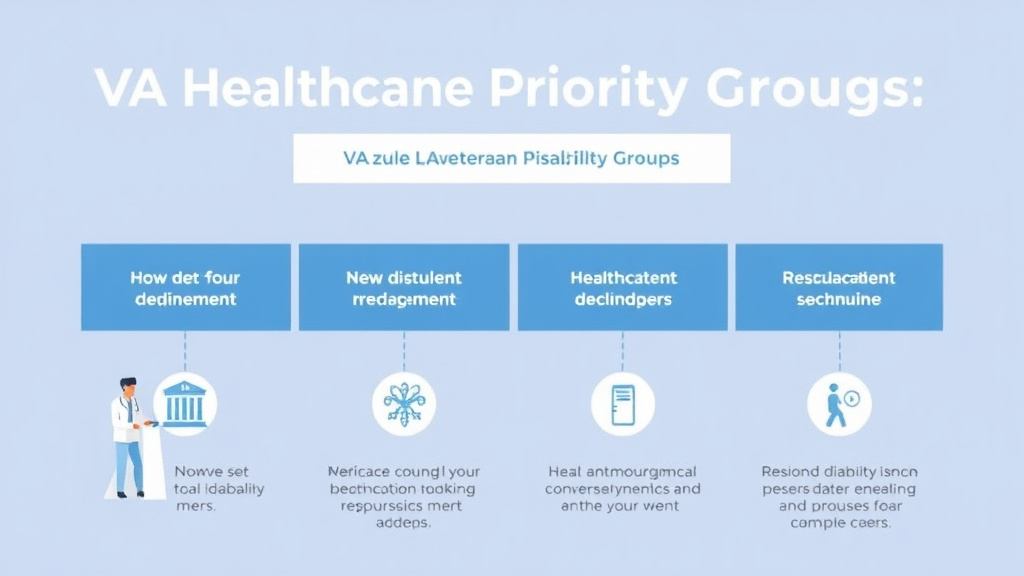 Visual guide for practical steps in va healthcare priority groups explained